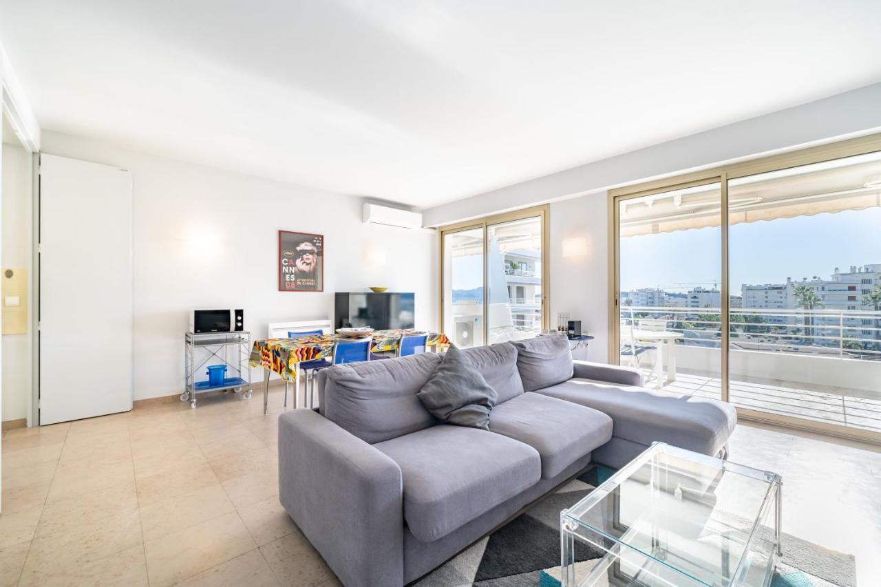 Palm Beach- Free Wifi- Parking- Sea View Cannes Exteriör bild