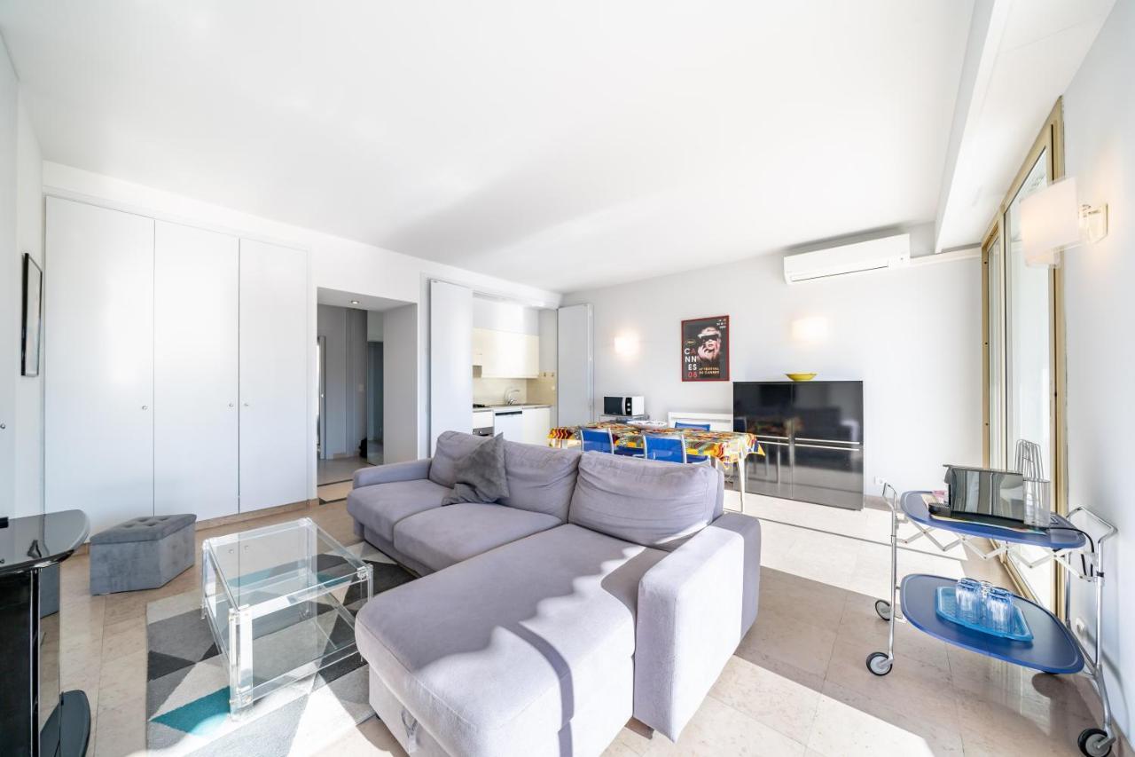 Palm Beach- Free Wifi- Parking- Sea View Cannes Exteriör bild